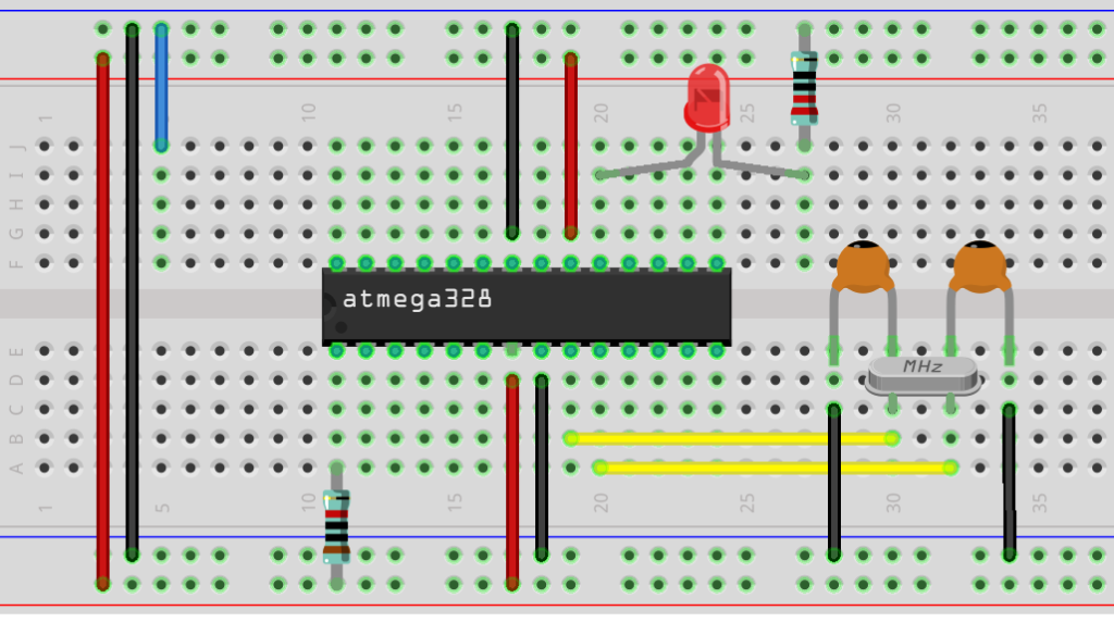 Arduino minimal avec bootloader