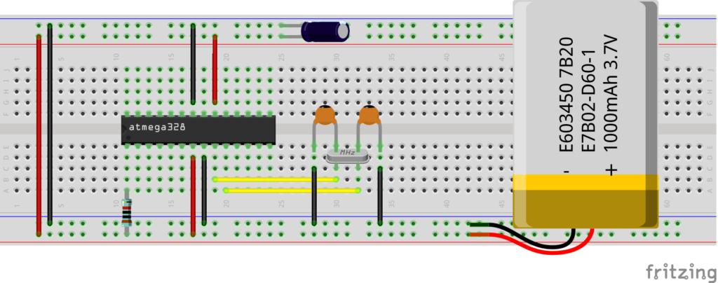 Breadboard Arduino minimal