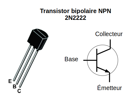transistor bipolaire npn 2n2222
