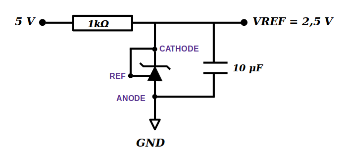 TL431 avec condensateur entre VREF et GND