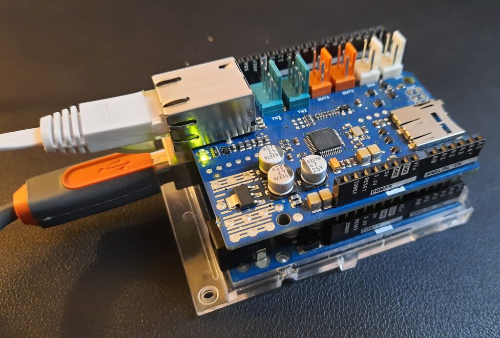 Arduino Uno Ethernet Shield Modbus TCP