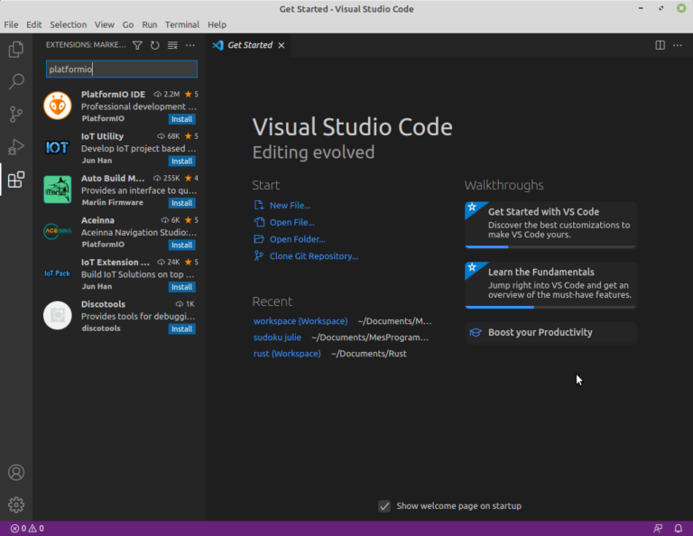 Program your Raspberry Pi Pico with Visual Studio Code and PlatformIO