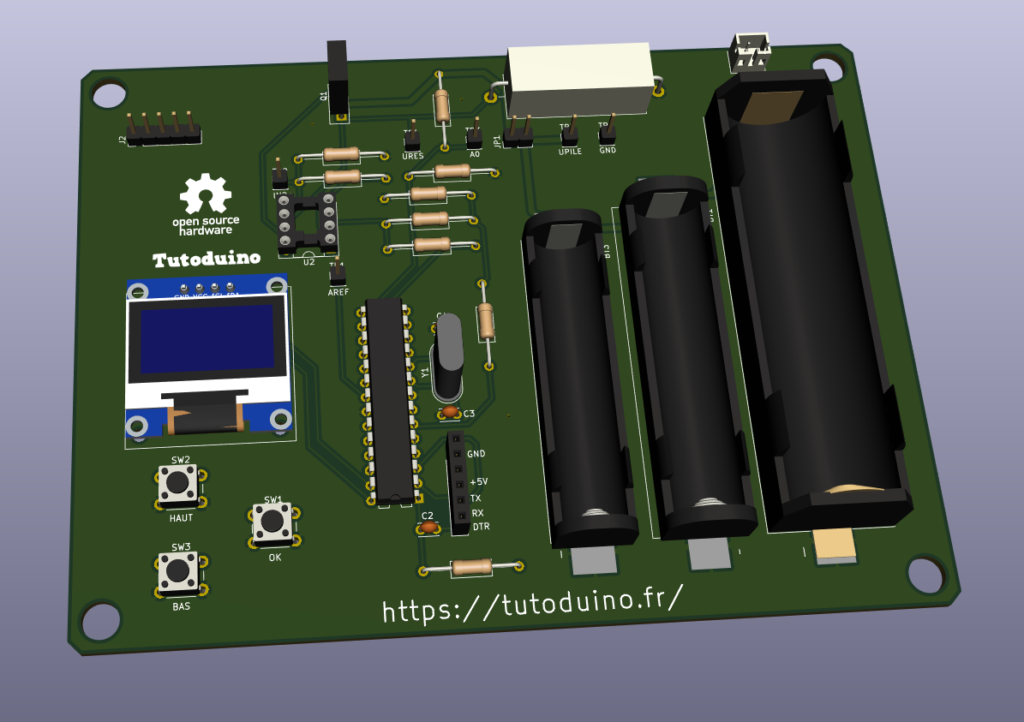 PCB testeur accus NiMH Li-Ion 16850