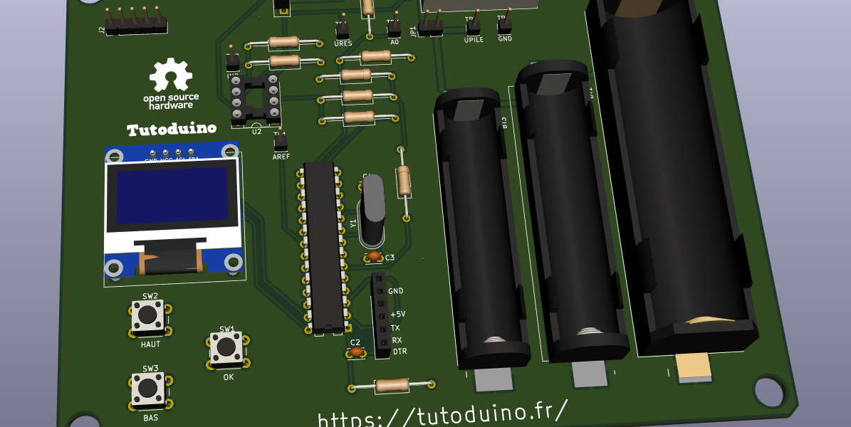 PCB testeur accus NiMH Li-Ion 16850